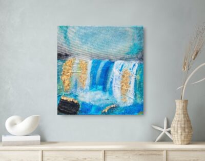 ORIGINAL WASSERFALL klein- Wasser in der Kunst Serie